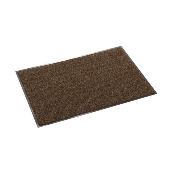 雨天用マット ニューリブリード 約600x900mm ブラウン MR-049-340-4 1枚