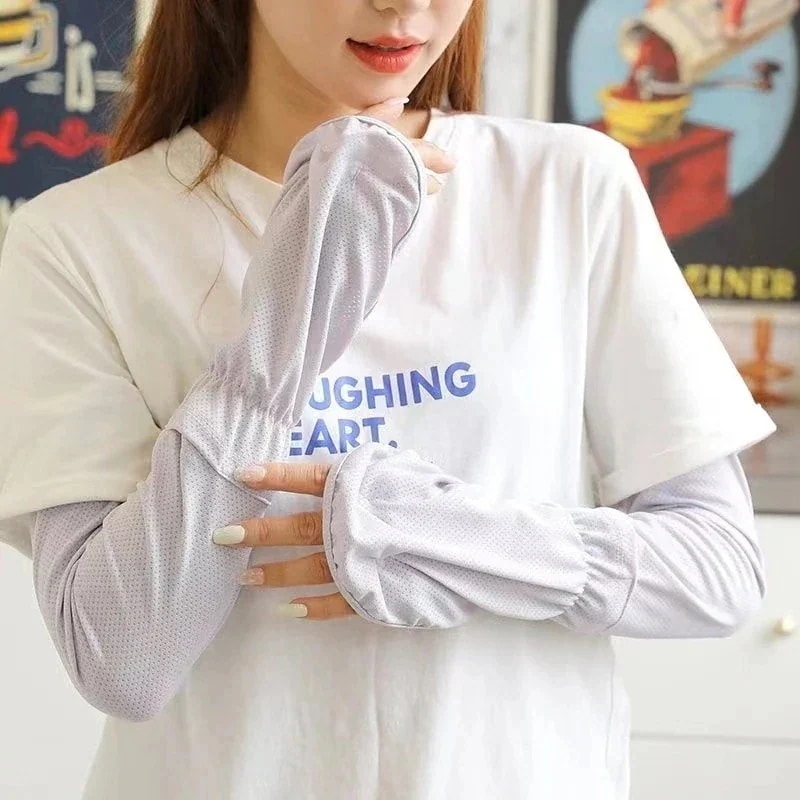 【20点セット】メガ割ファッション氷袖日焼け止め袖カバー女性紫外線防止の運転は薄い日除け袖がシンプルで通気性が高い値下げセール