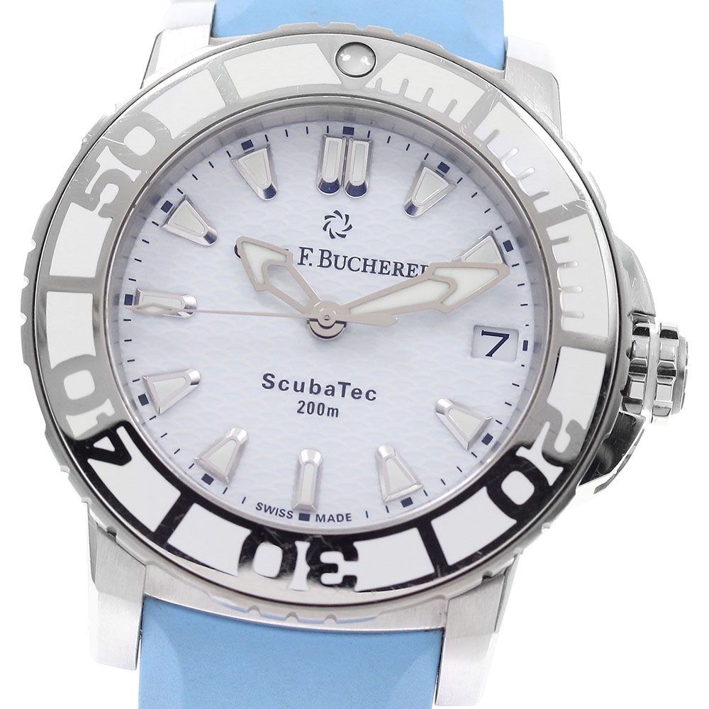 カール F.ブヘラ CARL F.BUCHERER 10634.23 パトラビ スキューバテック デイト 自動巻き レディース _962759【中古】