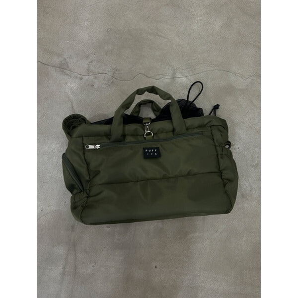 PUFF PET 3WAY TOTE P25006-54 カーキ ペットキャリー