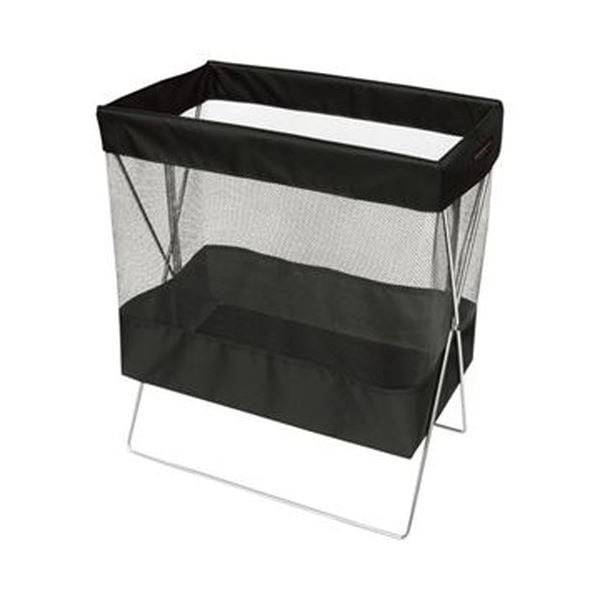 （まとめ）サキ サイドワゴン メッシュ L ブラック R-330BK 1個[x3セット]