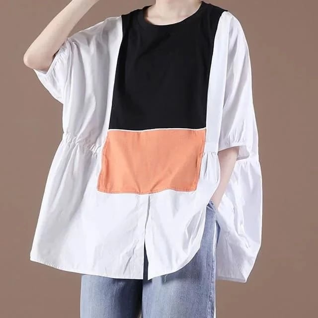 チュニック シャツ ルーズ おしゃれ トップス レディース シニア 体型カバー