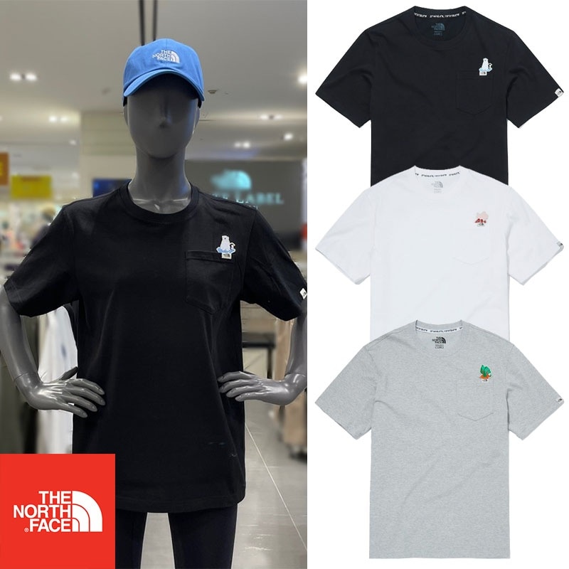 韓国正規品保証 関税負担なし NT7UM12 GREEN EARTH POCKET S/S R/TEEデイリー 基本 着装 男子 女子 人気 韓国 ファッション 男女共用 アウトドア