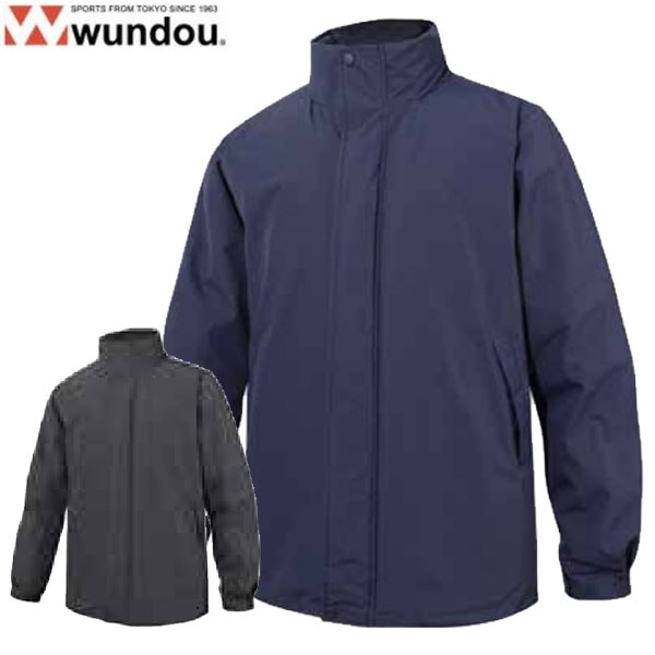 ウンドウ wundou ハーフ中綿コート アウター撥水 保温 防水 P6800 ユニセックス