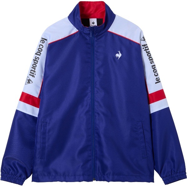 Le coq sportif ルコック カラーブロックスタンドカラー裏起毛ジャケット カジュアル ウインドシャツメンズ LU5FWB30M-BL00