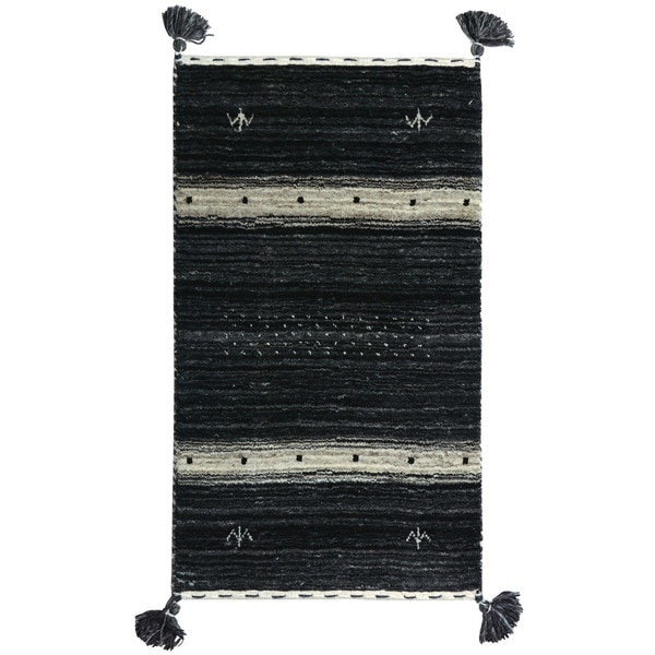 270055020 ギャッベ マット ラグ LORRI BUFFD L17 6090cm メーカー直送