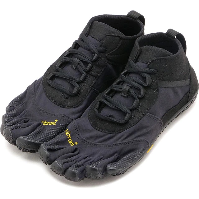 5本指シューズ レディース ハイキング トレッキング用 V-TREK [19W7401] 靴 ベアフットスニーカー 黒 Black/Black 正規取扱店