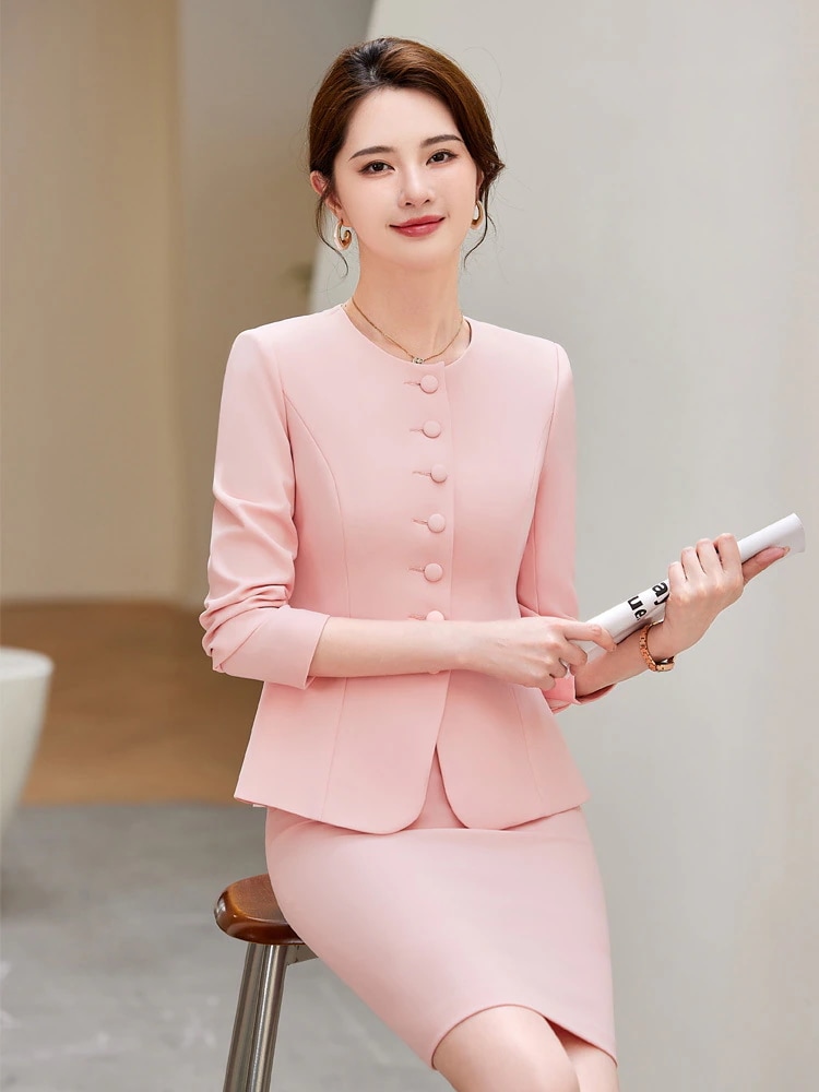 【急速出荷】2025初春新品 レディース スーツセット 二点セット 卒業式 ママ スーツ セットアップ 通勤 入学式 メガ割 25