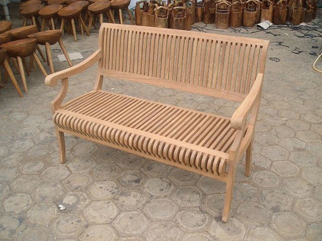 ジャービス商事　ガーデンベンチ　天然木無垢材　カステルベンチ　36601　ガーデンチェア　木製 56,205円