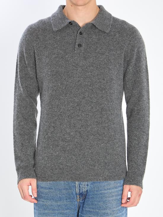 ROBERTO COLLINA Men Polo Shirts 253M32004 GREY