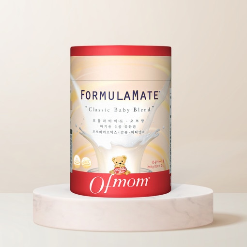 [ofmom Official] フォーミュラメイト (4ヶ月分) 赤ちゃん乳酸菌 プロバイオティクス カルシウム ビタミンD 無添加物 FDA登録