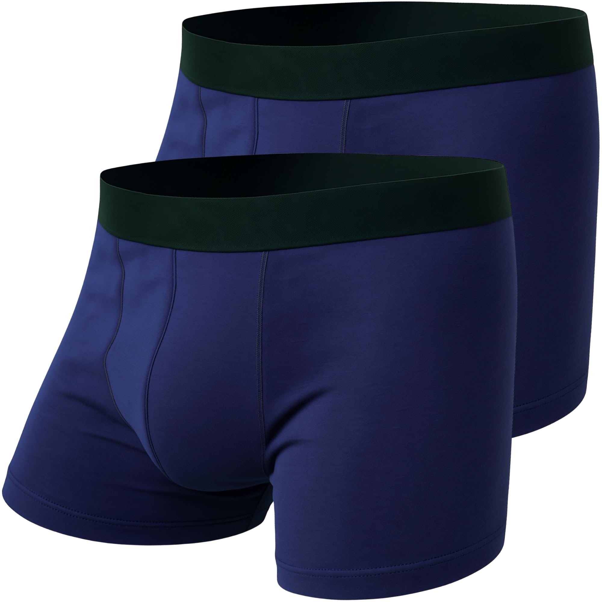 [Sereni] 【皮膚科医監修】 日本製 吸水パンツ 前閉じ ボクサーパンツ 尿漏れ 尿漏れ防止 失禁パンツ男性用 防水 消臭 抗菌 ローライズ セレーニ ネイビー XL 2枚セット