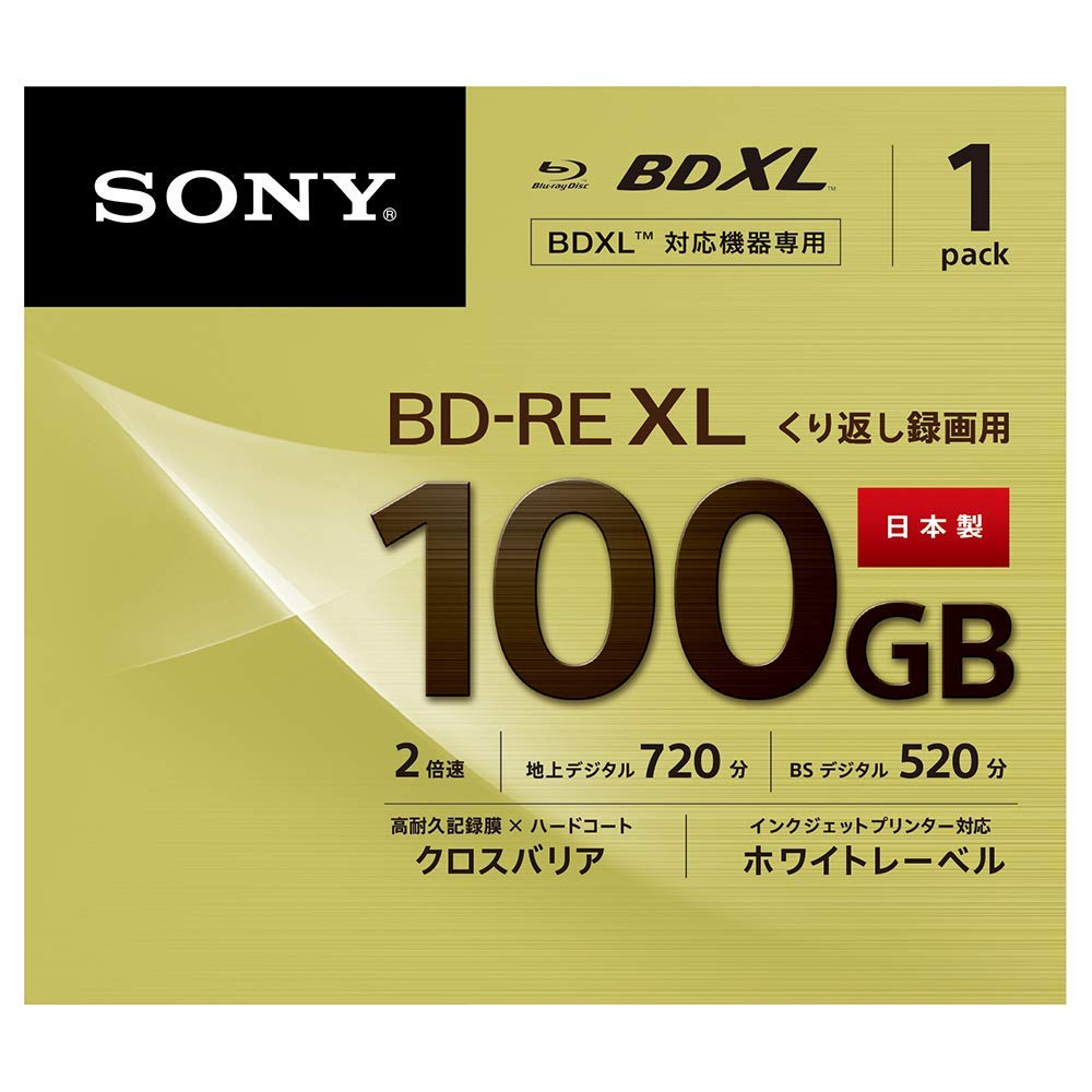BD-RE3層 100GB