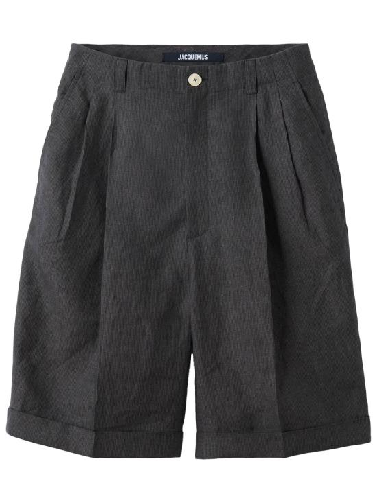 JACQUEMUS Men Shorts SOM00537AW00810 970 DARK GREY