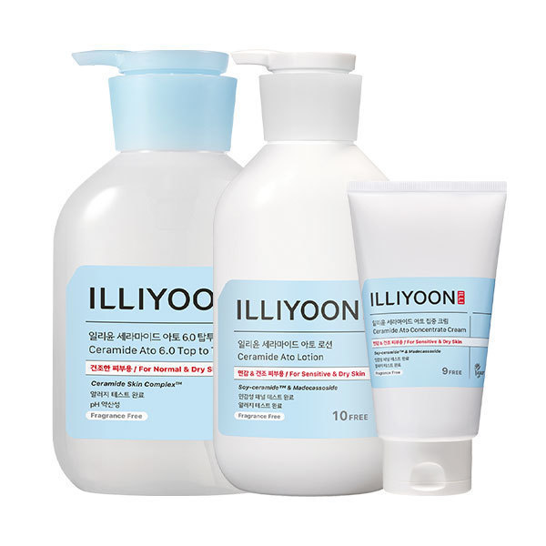 イリユン セラミド アトローション 528ml + トップトゥトウォッシュ 500ml + 集中クリーム 230ml (贈呈品なくなり次第贈呈終了)