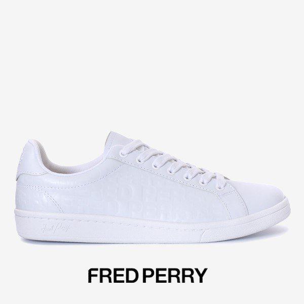 [Fred Perry] 男女兼用レザー スニーカー SFPU2336323-200 B721 Debossed Branded Lth