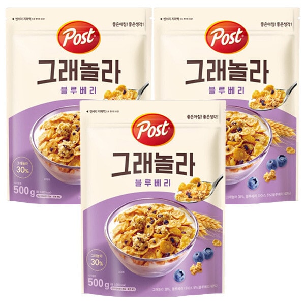 Post/Brown Rice/Granola/500gX3/:/Same-Day Shipping/~