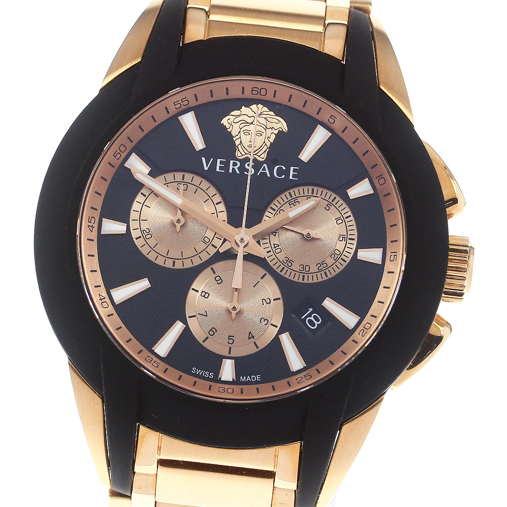 ヴェルサーチ VERSACE VEM800318 キャラクター クロノグラフ クォーツ メンズ 箱・保証書付き_752877【中古】 32,955円