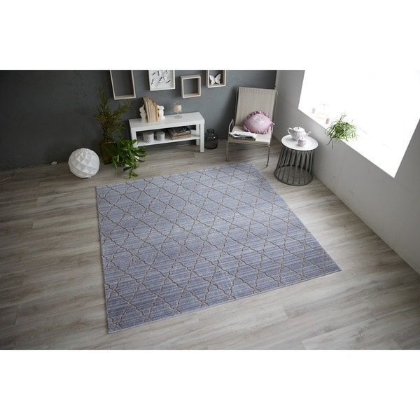 スミノエ 防ダニ ラグ コラベル 190240cm パープル メーカー直送