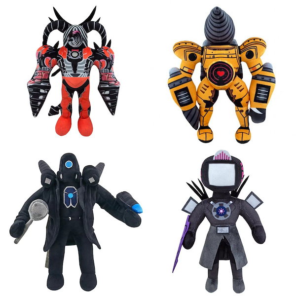 Qoo10] スキビディトイレぬいぐるみトイレマン電動