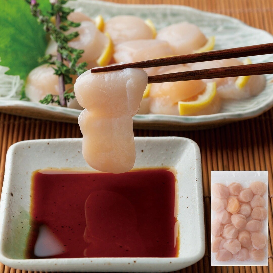 北海道産 帆立貝柱 （刺身用） 帆立貝柱（玉冷北海道産）350g 生食可 【産直メーカー直送品】 5,022円