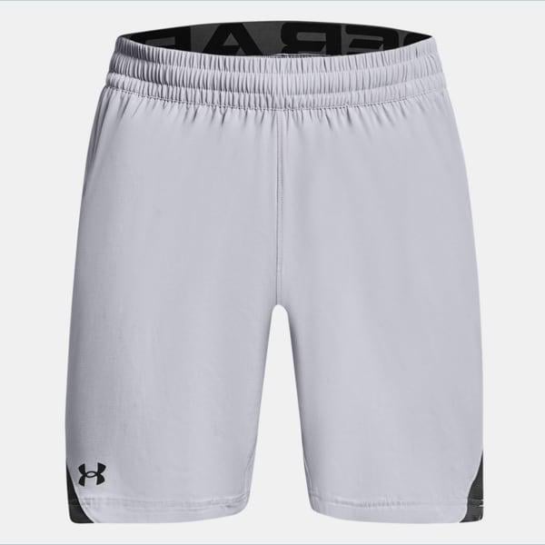 1362289-014 グレー エレベーテッド ウーブン ショーツ パンツ 8インチ