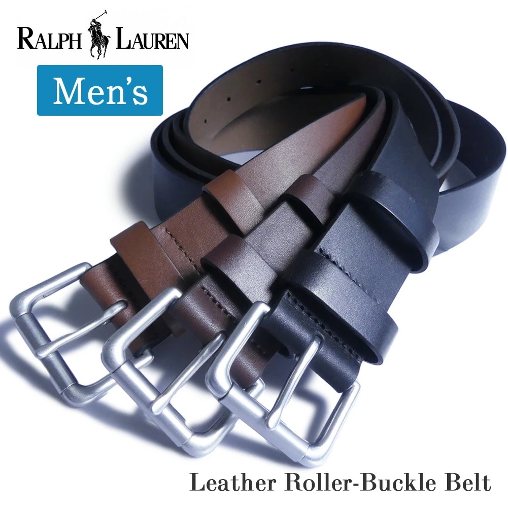 メンズ レザー ベルト 405899989 ラルフ 男性 黒 茶 ブラック ブラウン 革 本革 レザーベルト メンズベルトカジュアル ビジネス