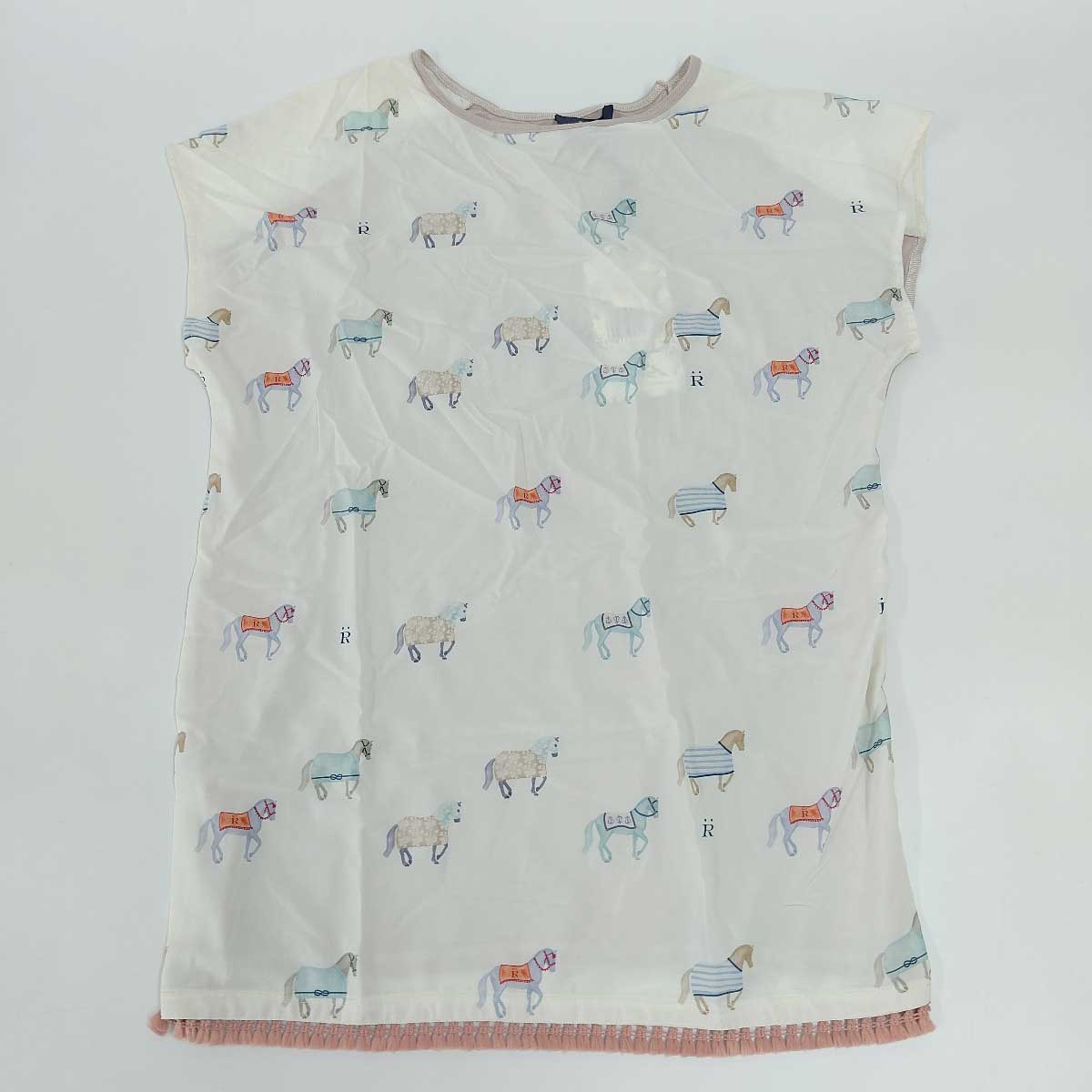 【中古】 半袖 シャツ カットソー Tシャツ インポートサイズM RONNER 乗馬 馬術