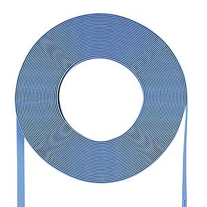 超フラットケーブルのみ 100m ライトブルー LA-FL5-CB100LB