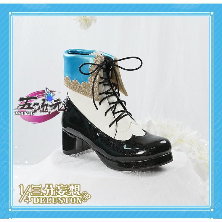 【新品販売 Q10最安値！】 ハロウィン 三分妄想　原神　コスプレ　バーバラ　靴　　ブーツ