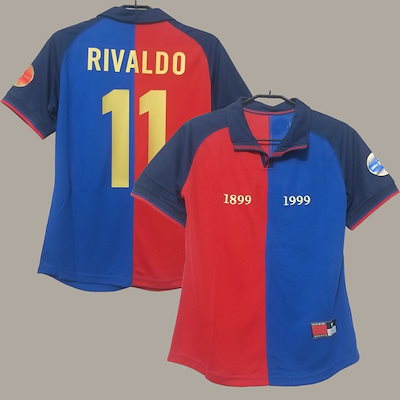 90s vintage 古着バルセロナ　1899-1999　100周年記念 激レア‼️FC Barcelona 1899-1999記念ポロシャツ