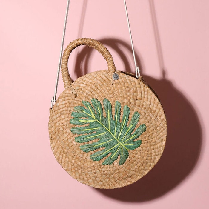 【PLUMP DELIGHT】 CIRCLE BAG : MONSTERA