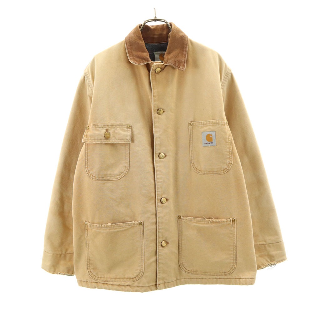 90s オールド ダック地 カバーオール ベージュ チョアコート メンズ