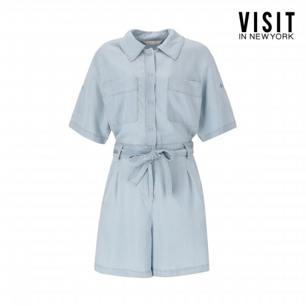 (ニューヨーク訪問) パステルハーフジャンプスーツ (VY6OV32)