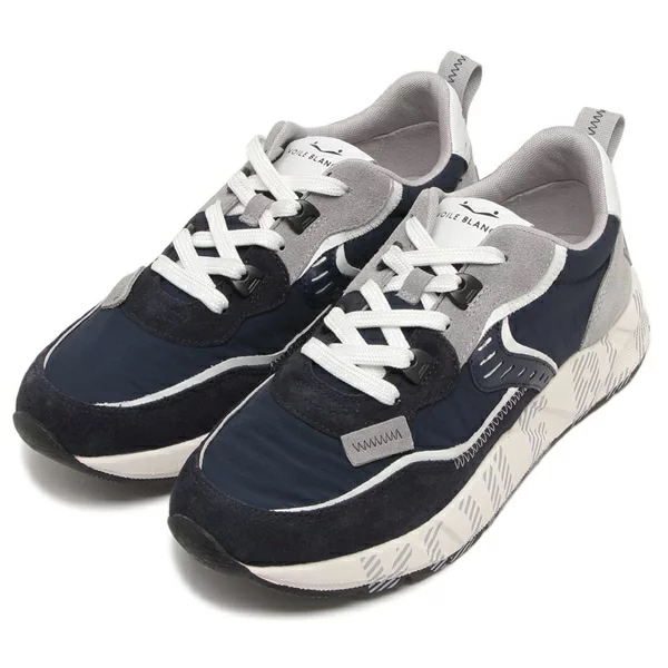 スニーカー クラブ01 シューズ ネイビー グレー メンズ VOILE BLANCHE 2017465 12 1C05 23,616円
