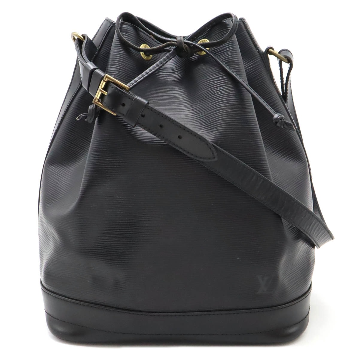 エピ ノエ ショルダーバッグ ワンショルダー セミショルダー 巾着 ノワール 黒 ブラック ゴールド金具 M5900