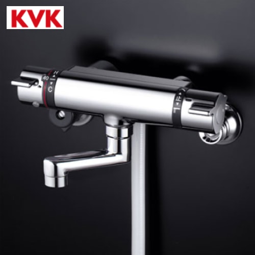 即日出荷 KVK サーモスタット式シャワー(80mmパイプ付) [KF800TN]