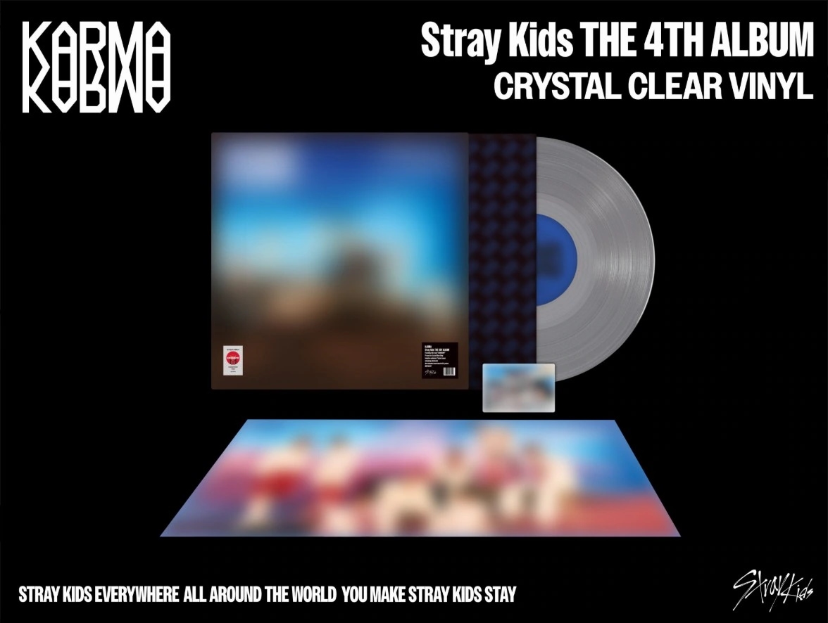 K-POP・アジア Stray kids KARMA CLEAR SAPPHIRE Vinyl Stray Kids KARMA (CLEAR SAPPHIRE VINYL) - PRESALE | eBay