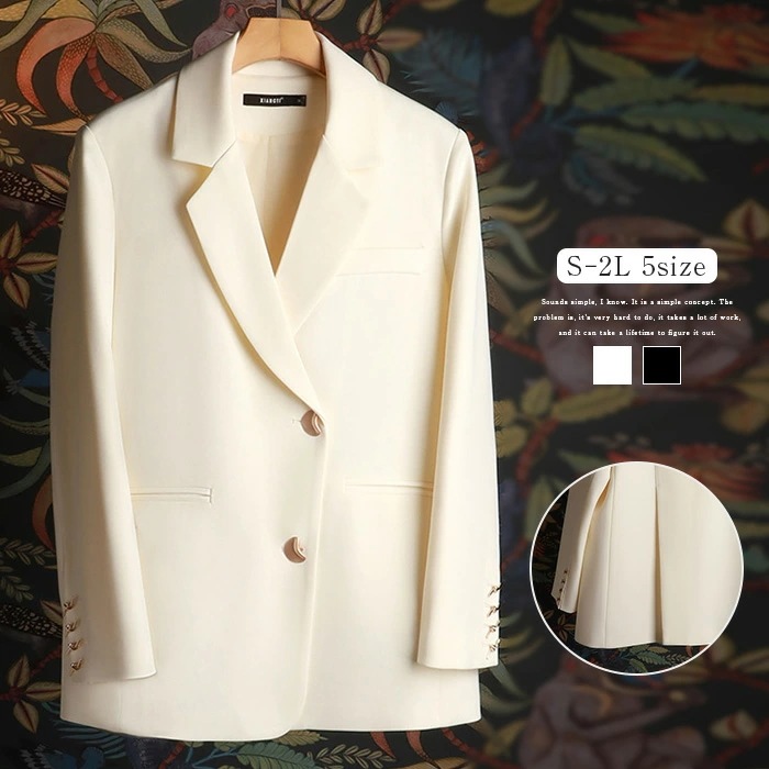 スーツ レディース 秋 テーラード 長袖 テーラードジャケット ライトアウター スリット ジャケット 重ね着 カジュアル フォーマル カジュアル トップス オフィス 通勤 OL ビジネス 羽織 はおり