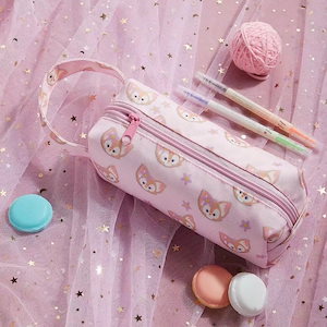 大人気 リーナベル 筆ペン袋 キャラクターかわいい学生文具袋 ins 携帯収納袋ポーチポーチ学生大容量 筆箱