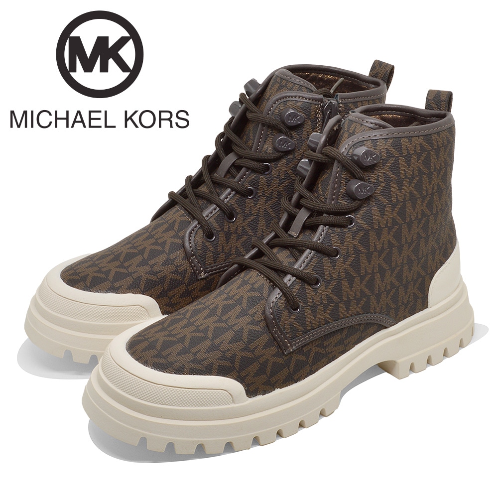 MICHAEL KORS ブーツ MK101107 マイケル・コース Payton 低反発 カジュアルシューズ レースアップ モノグラム