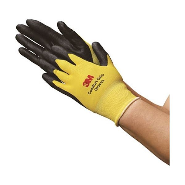 (まとめ) 3M 一般作業用 コンフォートグリップグローブ イエロー XLサイズ GLOVE YEL XL 1双 (×20セット)