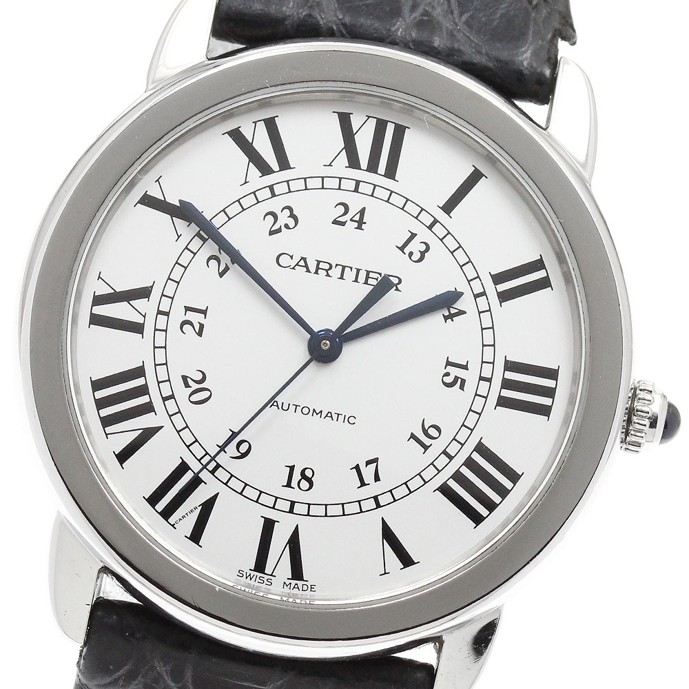 カルティエ CARTIER WSRN0013 ロンドソロ MM 自動巻き ボーイズ _849597【中古】
