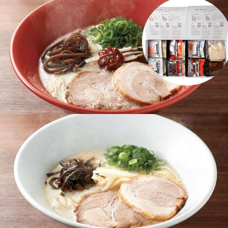 一風堂 博多絹ごしラーメンセットE らーめん 白丸3食 赤丸3食 替玉2食 高菜250gx1 渡辺製麺 ご進物 ギフト 贈り物に 沖縄 離島配送不可