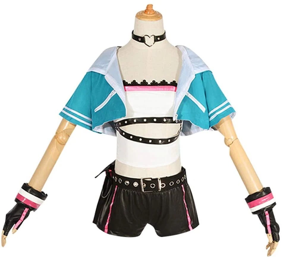 アイちゃんキズナアイKizuna Ai 風コスプレ衣装イベントパーティーメイド服仮装アニメハロウィン