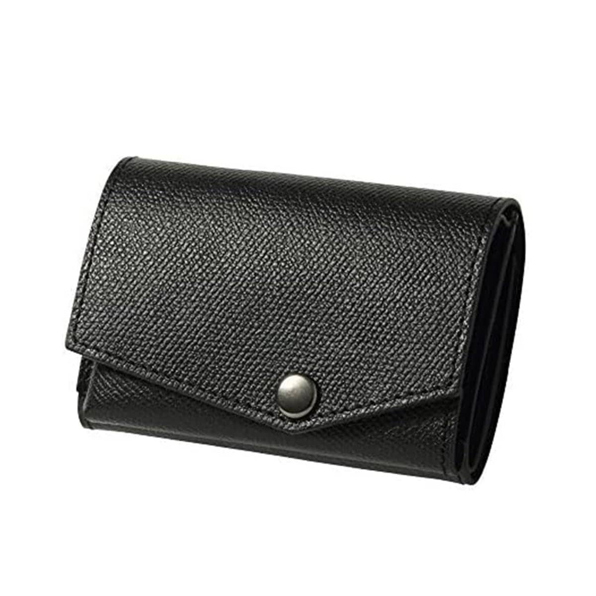 アブラサス] 小さい財布 メンズ レディース 財布 日本製 本革 ブラック