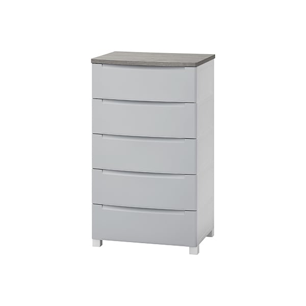 KDMG-565WT ライトグレー ウッドトップノックダウンチェスト