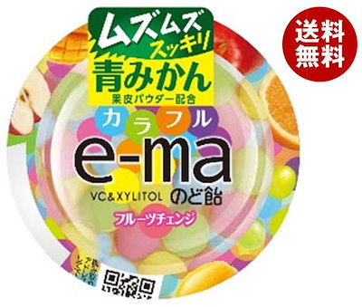 UHA味覚糖 UHAピピン e-maのど飴 容器 (カラフルフルー...のサムネイル