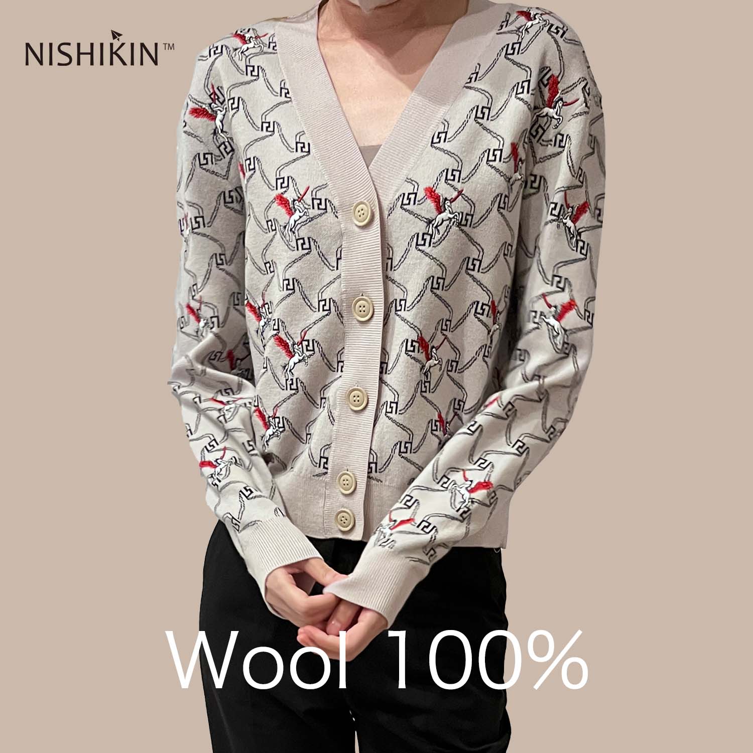 LILIANDILAN 分銅繋ぎコーデ 薄いピンク色 15639#