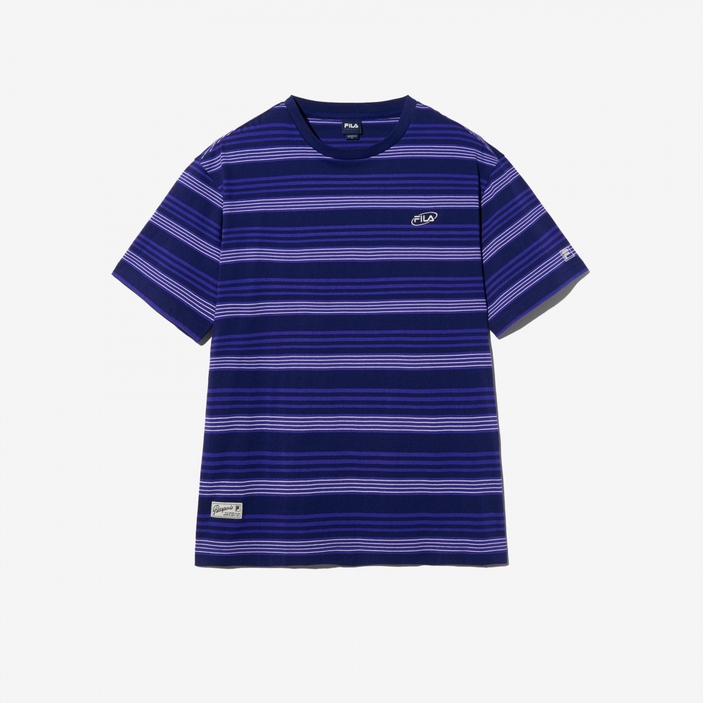 フィラマルチストライプショートスリーブ Tシャツ_FS2RSH2115X_DNA